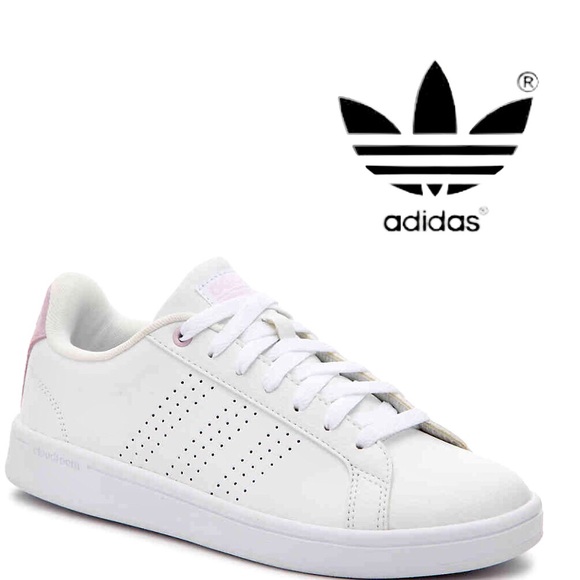 adidas white advantage sneakers